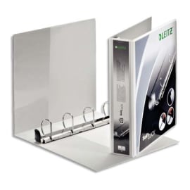 LEITZ Classeur 4 anneaux personnalisable Soft Clic Diamètre 40 mm