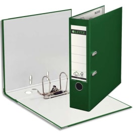 LEITZ Classeur à levier 180°, A4, 8 cm, PP, vert foncé