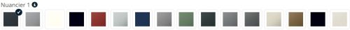 Tablette écritoire métallique Zélie L. 56 x P. 34 x H. 63 cm sur piètement 2 tubes sur socle en U métal lisse gris aluminium