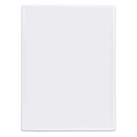 PERGAMY Protege documents personnalisable en polypropylene Blanc 60 vues