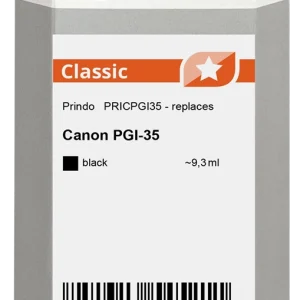 Cartouche d'encre Compatible avec Canon PGI-35 1509B001Prindo PGI-35 Noir