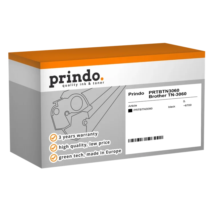 Toner Compatible Laser Noir TN3060 pour imprimante HL 5130 Prindo