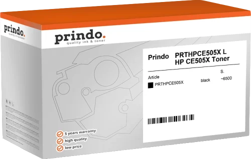 Toner Compatible avec HP 05X (CE505X) Prindo Noir