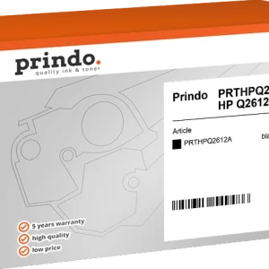 Toner Compatible avec HP 12A (Q2612A) Prindo Noir