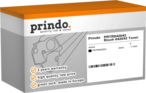 Toner Compatible avec Ricoh 885266/842342 Prindo Noir