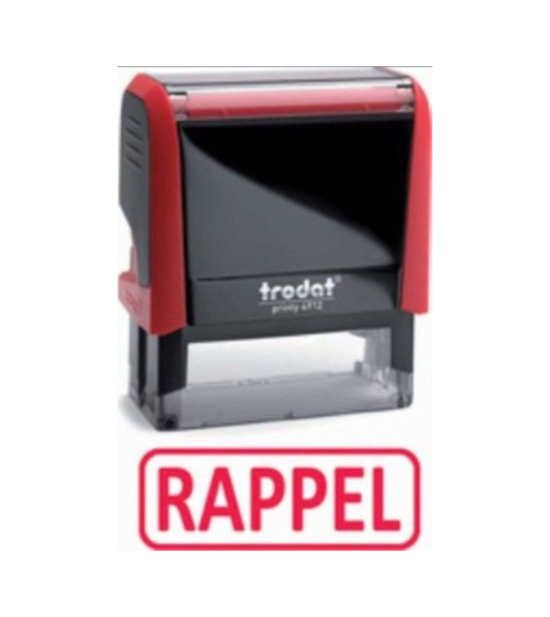 Trodat Tampon de texte X-print 4912 "RAPPEL"