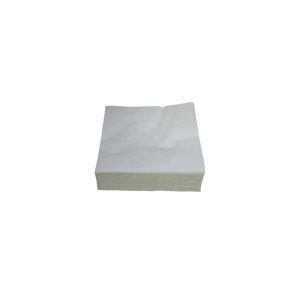 Serviette pure ouate blanche 2 plis 30x30cm - Ct de 4000