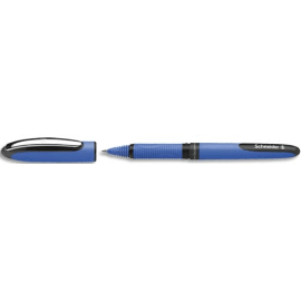 SCHNEIDER Roller à encre Noir avec pointe conique hybride 0.5 mm. Cap-off. Grip ergonomique caoutchouté.