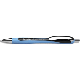 SCHNEIDER Stylo billeSLIDER RAVE rétractable et rechargeable, pointe extra large, encre indélébile Noire.