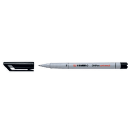 STABILO OHPen marqueur soluble pointe fine (0,7 mm) - Noir