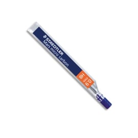 STAEDTLER Etui de 12 mines 0,9 mm polycarbone haute qualité HB MARSMICRO