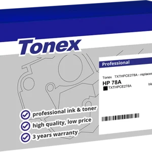 Toner Compatible avec HP 78A (CE278A) Tonex Noir