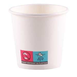 GOBELET CARTON 12 CL CHAUD NEUTRE 4 oz