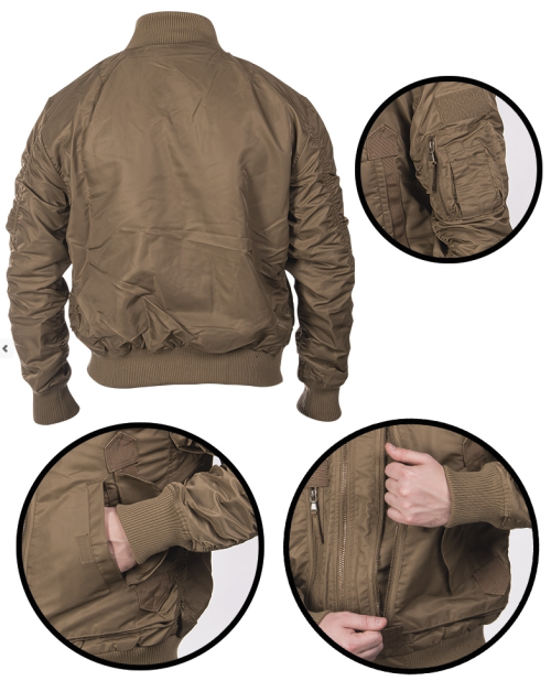 VESTE DE VOL TACTIQUE US DARK COYOTE