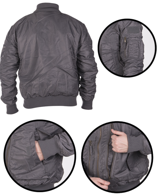 VESTE DE VOL TACTIQUE US URBAN GRIS