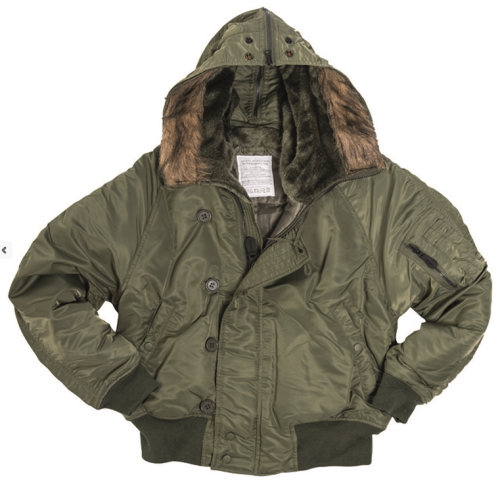 VESTE DE VOL US N2B BASIC OLIVE