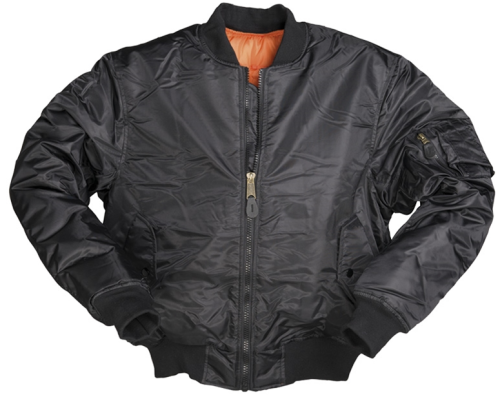 VESTE DE VOL US ′TYPE MA1®′ PES NOIR