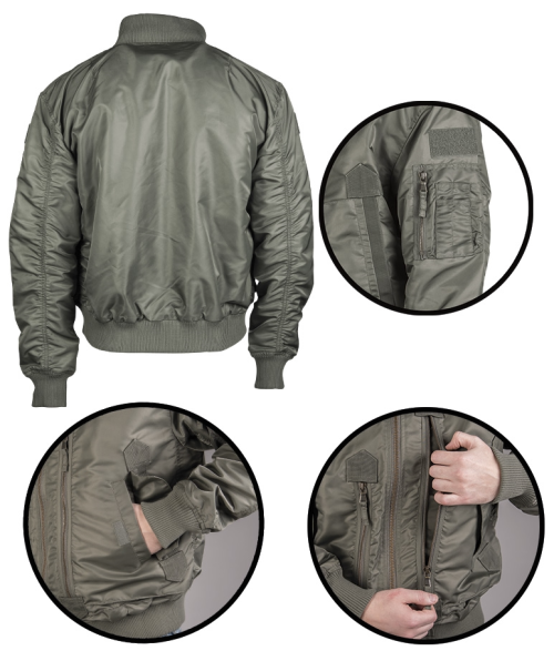 VESTE DE VOL TACTIQUE US OLIVE