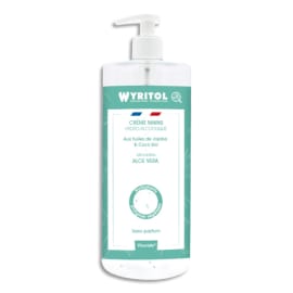 WYRITOL Crème hydro-alcoolique 500 ml désinfectante et hydratante à l'Aloé Vera
