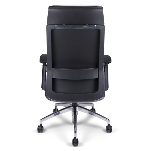Fauteuil de direction synchrone cuir noir