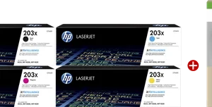 HP 203X Noir(e) / Cyan / Magenta / Jaune / Blanc fumé Value Pack (203X MCVP 02)