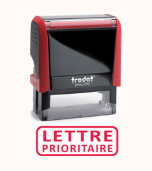 trodat Tampon de texte X-print 4912 "LETTRE PRIORITAIRE"