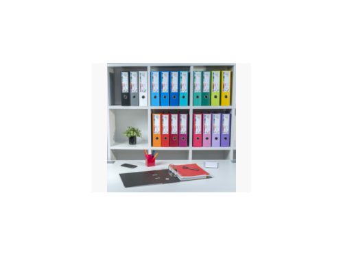 EXACOMPTA Classeur à levier PP Premium, A4, 80 mm,bleu foncé