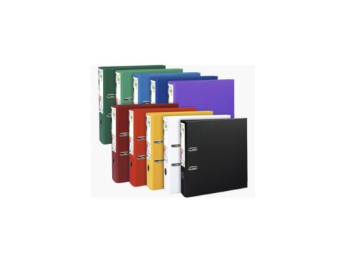 EXACOMPTA Classeur à levier PP Premium, A4, 80 mm, assortie