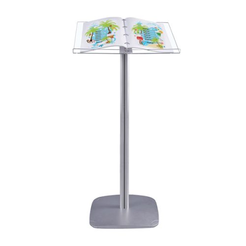 PUPITRE LUTRIN ALU - PORTE-CATALOGUE PLEXI AVEC ANNEAUX