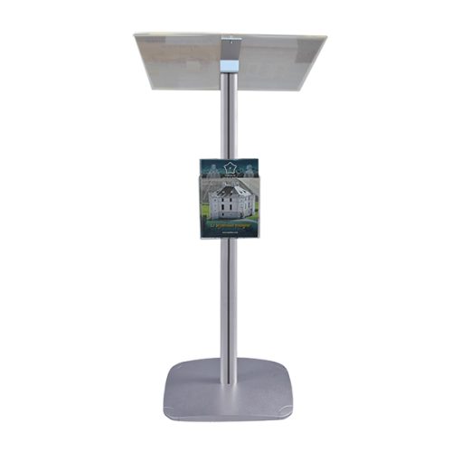 PUPITRE LUTRIN ALU - PORTE CATALOGUE PLEXI CONFÉRENCE