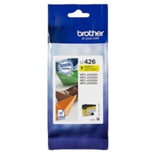 BROTHER Cartouche jet d'encre jaune LC426Y