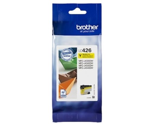 BROTHER Cartouche jet d'encre jaune LC426Y