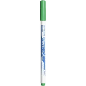 BIC Velleda 1721 Feutres pour Tableau Blanc Effaçables à Sec Pointe Conique Fine – Vert