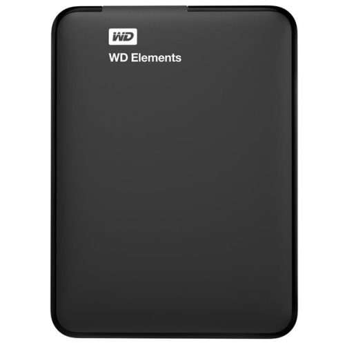 WD HDex 2.5″ USB3 2TB Elements Portable black 24 mois garantie retour constructeur