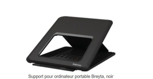 Fellowes Support pour ordinateur portable Breyta, noir