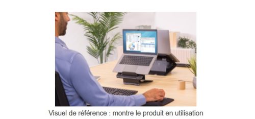 Fellowes Support pour ordinateur portable Breyta, noir