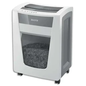 LEITZ Destructeur de documents IQ Office Pro P-5+,coupe super micro,2x5mm,7 feuilles,30 litres,80040000