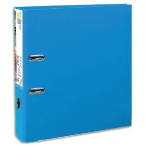 EXACOMPTA Classeur à levier en polypro PREMTOUCH dos de 8cm, coloris bleu
