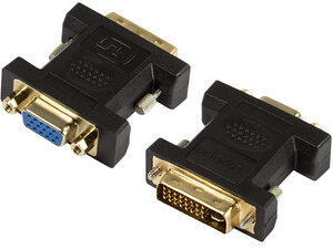 Logilink Adaptateur DVI mâle 24+5 pôles-VGA femelle 15 pôles