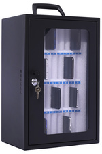 pavo Armoire pour smartphones, pour 36 smartphones, gris