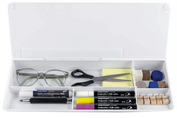 magnetoplan Organiseur de bureau Glasboard, blanc