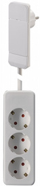 BACHMANN Flachstecker SMART PLUG mit 3-fach Steckdosenleiste