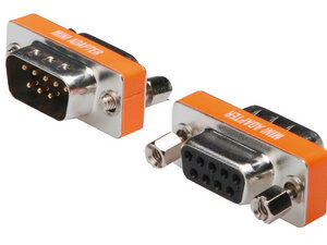 DIGITUS Adaptateur null modem, Sub-D 9 broches, mâle-femelle