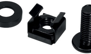 LogiLink Jeu de vis M6 pour composants 19", 50 pièces