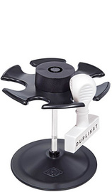 WEDO Porte-timbres, pour 6 timbres, rond, noir