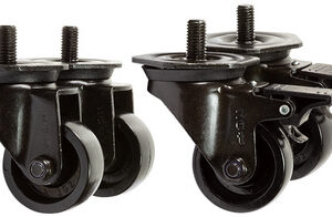 LogiLink Kit de roulettes pour baies 19", capacité de charge