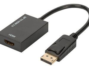 DIGITUS Adaptateur DisplayPort 1.2, DP - HDVI-I, 0,2 m
