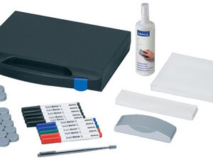 MAUL Kit de tableau blanc mural, mallette en plastique