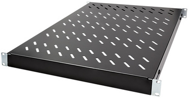 LogiLink 19" Fachboden, 1 HE, verstellbar, (T)350 mm,schwarz