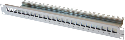 Telegärtner Support de module 19" 1U, pour 24 modules AMJ